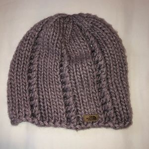 The North Face Purple Beanie